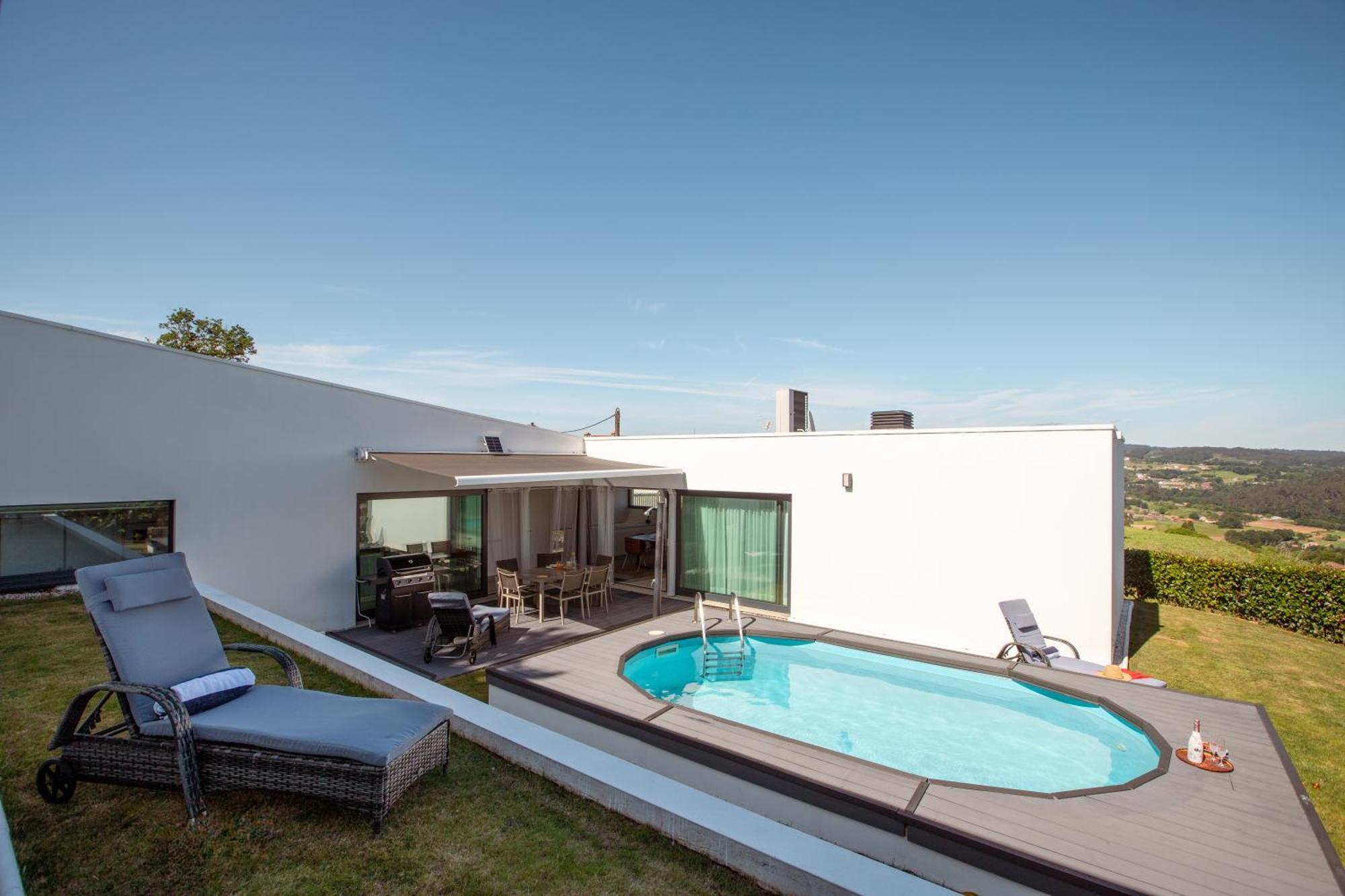 Villa Con Piscina Y Jardin, Santiago De Compostela Teo Exterior foto