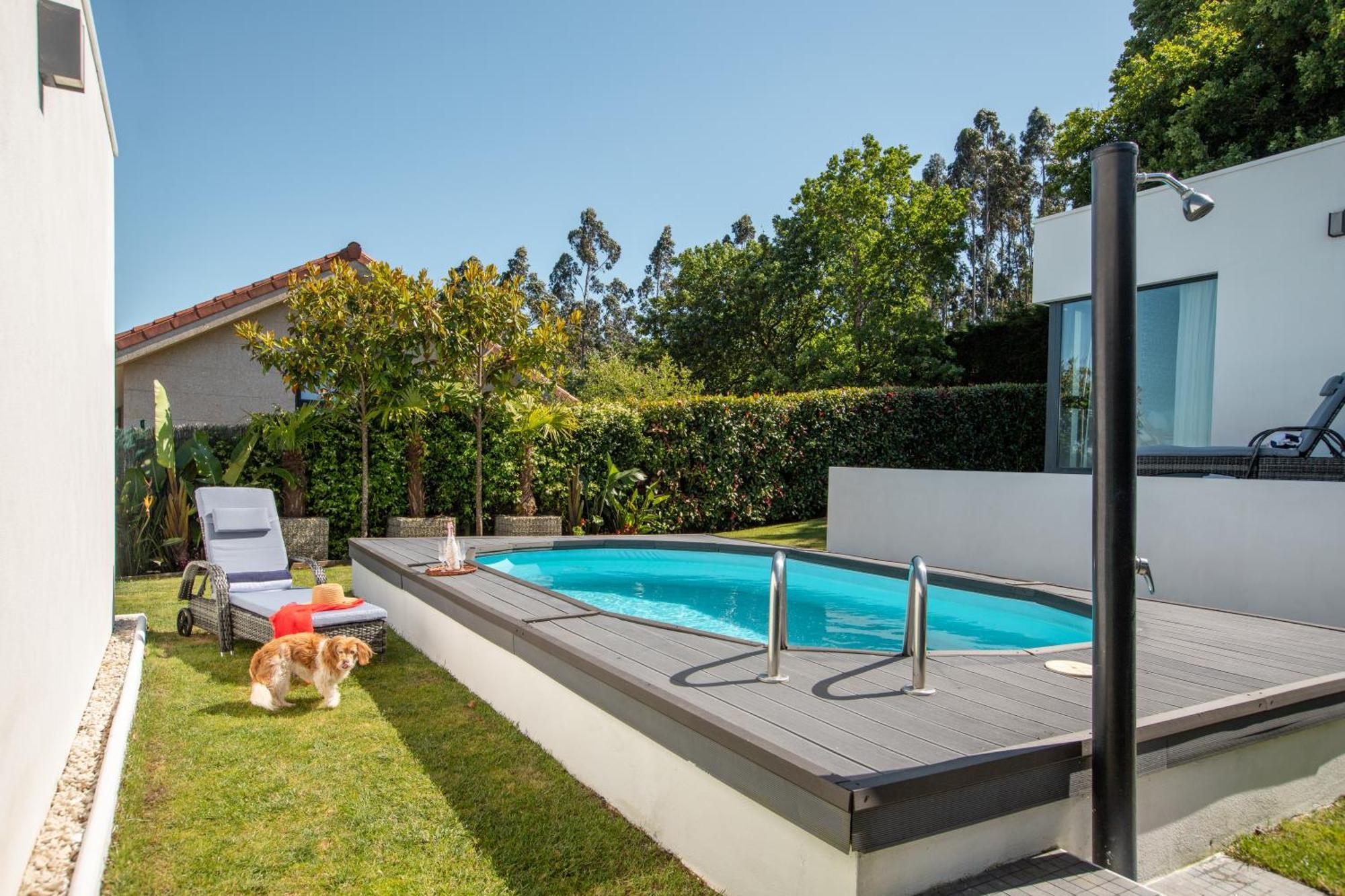 Villa Con Piscina Y Jardin, Santiago De Compostela Teo Exterior foto